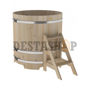 Купель для бани и сауны Bentwood круглая из кедра (D=1,17 H=1,20)