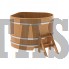Купель для бани и сауны Bentwood угловая из лиственницы (1,53Х1,53 H=1,0)