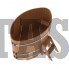Купель для бани и сауны Bentwood овальная из дуба (1,15Х1,83 H=1,0)