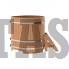 Купель для бани и сауны Bentwood угловая из дуба (1,10Х1,10 H=1,10)
