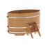 Купель для бани и сауны Bentwood овальная из лиственницы (1,15Х1,83 H=1,0)