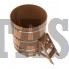 Купель для бани и сауны Bentwood круглая из дуба (D=1,17 H=1,40)