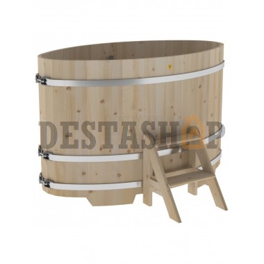 Купель для бани и сауны Bentwood овальная из кедра (0,95Х1,60 H=1,10)