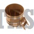 Купель для бани и сауны Bentwood круглая из лиственницы (D=1,17 H=1,0)