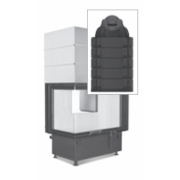 Каминная топка Hoxter ECKA 76/45/57ha С аккумулятивным комплектом Каминная топка Hoxter ECKA 76/45/57ha С аккумулятивным комплектом
