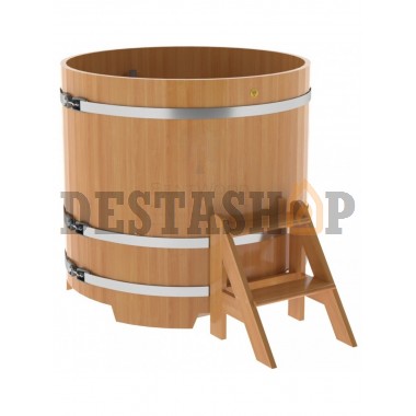Купель для бани и сауны Bentwood круглая из лиственницы (D=1,17 H=1,10)