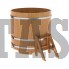 Купель для бани и сауны Bentwood круглая из лиственницы (D=1,17 H=1,10)