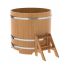 Купель для бани и сауны Bentwood круглая из лиственницы (D=1,17 H=1,10)