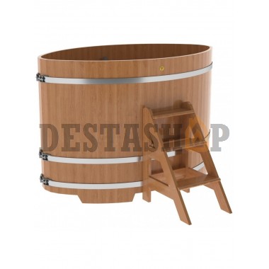 Купель для бани и сауны Bentwood овальная из дуба (1,08Х1,75 H=1,20)