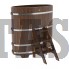 Купель для бани и сауны Bentwood овальная из дуба (0,69Х1,31 H=1,40)