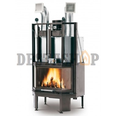 Каминная топка Palazzetti Ecomonoblocco 64 V08 exagon
