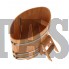Купель для бани и сауны Bentwood овальная из сращенных ламелей лиственницы (1,02Х1,68 H=1,0)