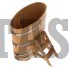 Купель для бани и сауны Bentwood овальная из лиственницы (0,69Х1,31 H=1,40)