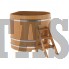 Купель для бани и сауны Bentwood угловая из лиственницы (1,53Х1,53 H=1,20)