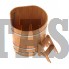 Купель для бани и сауны Bentwood угловая из сращенных ламелей лиственницы (1,10Х1,10 H=1,1)