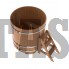 Купель для бани и сауны Bentwood круглая из дуба (D=1,17 H=1,20)