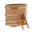 Купель для бани и сауны Bentwood овальная из лиственницы (1,02Х1,68 H=1,40)