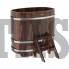 Купель для бани и сауны Bentwood овальная из лиственницы (0,76Х1,16 H=1,10) Доставка по РФ