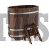 Купель для бани и сауны Bentwood овальная из лиственницы (0,76Х1,16 H=1,10)