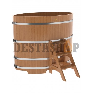 Купель для бани и сауны Bentwood овальная из дуба (1,08Х1,75 H=1,40)
