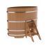 Купель для бани и сауны Bentwood овальная из дуба (1,08Х1,75 H=1,40)
