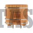 Купель для бани и сауны Bentwood овальная из сращенных ламелей лиственницы (0,69Х1,31 H=1,2) Доставка по РФ