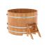 Купель для бани и сауны Bentwood круглая из сращенных ламелей лиственницы (D=1,50 H=1,0)