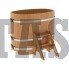 Купель для бани и сауны Bentwood овальная из лиственницы (0,76Х1,16 H=1,0)