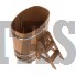 Купель для бани и сауны Bentwood овальная из дуба (0,76Х1,16 H=1,20)
