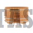 Купель для бани и сауны Bentwood овальная из сращенных ламелей лиственницы (1,15Х1,83 H=1,2)