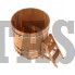 Купель для бани и сауны Bentwood круглая из сращенных ламелей лиственницы (D=1,17 H=1,2) Отзывы