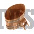 Купель для бани и сауны Bentwood овальная из сращенных ламелей лиственницы (1,08Х1,75 H=1,0)