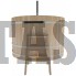 Купель для бани и сауны Bentwood с подогревом (D=1,8 H=1,2) c наружной печкой, премиум