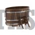 Купель для бани и сауны Bentwood овальная из сращенных ламелей лиственницы (0,95Х1,60 H=1,0)