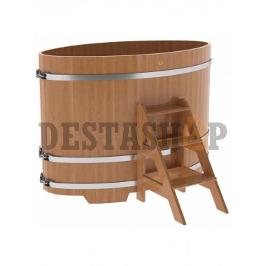 Купель для бани и сауны Bentwood овальная из дуба (0,95Х1,60 H=1,20)
