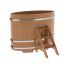 Купель для бани и сауны Bentwood овальная из дуба (0,95Х1,60 H=1,20)