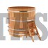 Купель для бани и сауны Bentwood круглая из сращенных ламелей лиственницы (D=1,50 H=1,4)