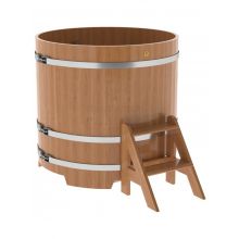 Купель для бани и сауны Bentwood круглая из дуба (D=1,17 H=1,10) Купель для бани и сауны Bentwood круглая из дуба (D=1,17 H=1,10)