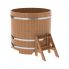 Купель для бани и сауны Bentwood круглая из дуба (D=1,17 H=1,10)