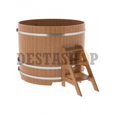 Купель для бани и сауны Bentwood круглая из дуба (D=1,50 H=1,20)