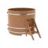 Купель для бани и сауны Bentwood круглая из дуба (D=1,50 H=1,20)
