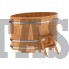 Купель для бани и сауны Bentwood овальная из сращенных ламелей лиственницы (1,15Х1,83 H=1,1)
