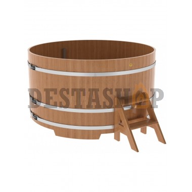 Купель для бани и сауны Bentwood круглая из дуба (D=1,80 H=1,0)