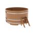 Купель для бани и сауны Bentwood круглая из дуба (D=1,80 H=1,0)