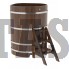 Купель для бани и сауны Bentwood угловая из дуба (1,10Х1,10 H=1,40)