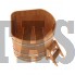 Купель для бани и сауны Bentwood угловая из сращенных ламелей лиственницы (1,53Х1,53 H=1,0) Доставка по РФ