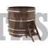 Купель для бани и сауны Bentwood круглая из сращенных ламелей лиственницы (D=1,50 H=1,4)