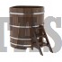 Купель для бани и сауны Bentwood угловая из дуба (1,31Х1,31 H=1,40)