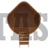 Купель для бани и сауны Bentwood угловая из лиственницы (1,31Х1,31 H=1,40)