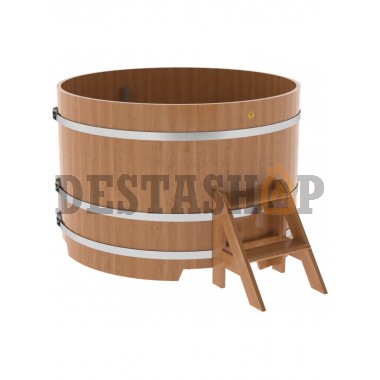 Купель для бани и сауны Bentwood круглая из дуба (D=1,50 H=1,0)